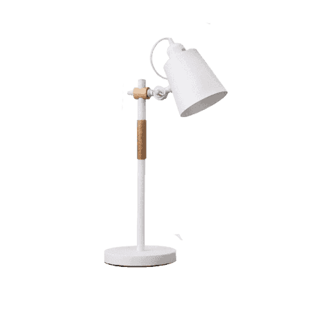 lampe de chevet blanche et design pour lire au lit