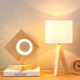 lampe de chevet en bois pas cher