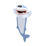 marque page requin bleu animal écrasé pour petit lecteur