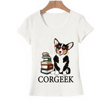 t shirt citation corgi chien pour lecteurs