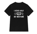 t shirt citation noir my bedtime cadeau pour lecteur