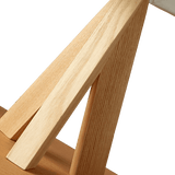 pied de lampe de lecture en bois naturel et design