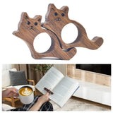 Bague de lecture en bois Design chien