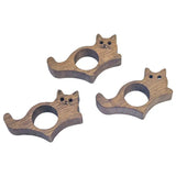 Bague de lecture en bois Design chien