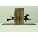 Decorative Bookends Metal Bookshelf Book Holders Non-skid Duty Iron Art Black Cartoon Stand for Support Magazines CD Organizer