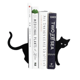 cale livre en forme de chat serre livres pour lecteurs