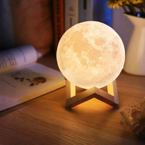 Lampe de chevet en bois Pleine Lune  Cadeau du Lecteur ®️ – Cadeau du  Lecteur®