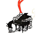 marque page original  en forme de chat et piano pour les enfants