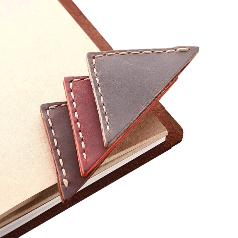 Marque-pages en cuir personnalisable, made in France
