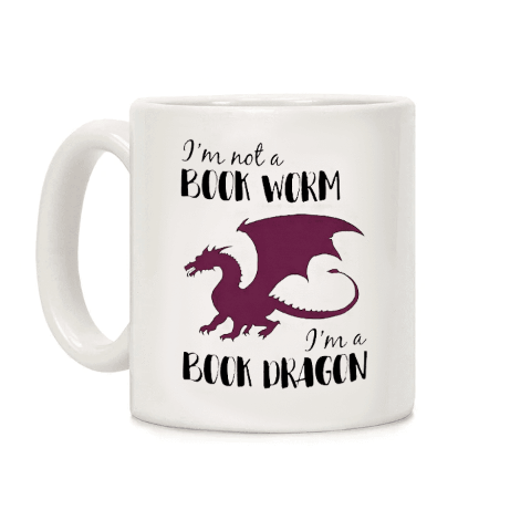 mug pour les lecteurs citation original book dragon