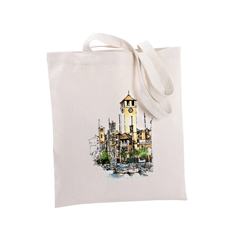 Foldable tote top bag designer